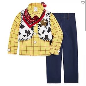 Disney Woody Costume…4pcs…pants, shirt, bandanna and vest…